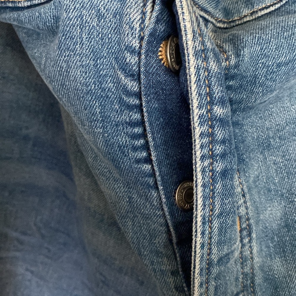 Old Navy Extra High-Rise Sky-Hi Straight Secret Slim Pockets Blue Jeans Size 24 - Picture 4 of 10